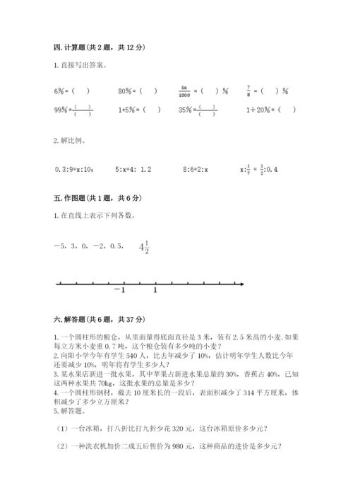 小升初数学期末测试卷（网校专用）.docx