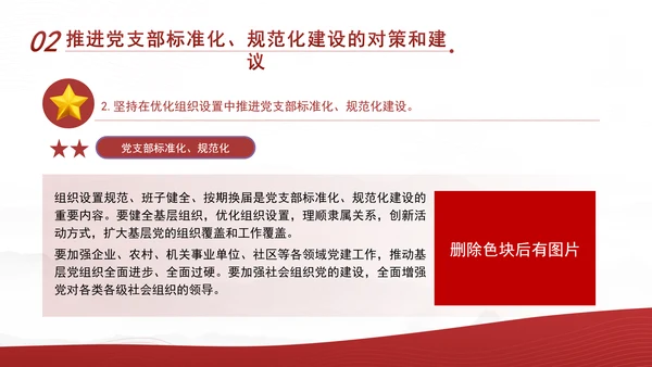 2024党支部标准化规范化建设面临的问题和对策ppt课件