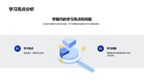 学期学习总结报告PPT模板