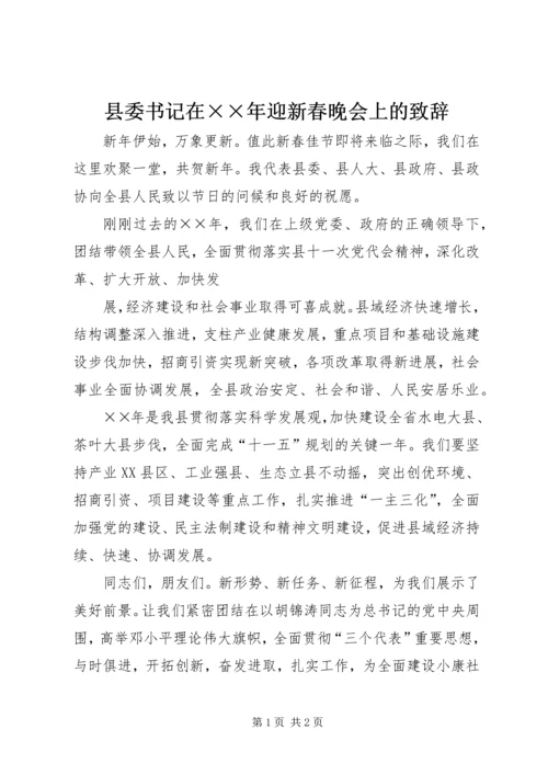 县委书记在××年迎新春晚会上的致辞 (2).docx