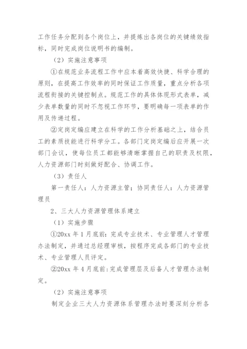 人力资源下一步工作计划.docx