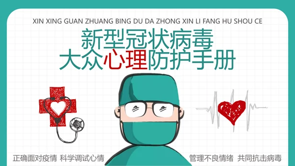 新冠病毒心理防护手册PPT课件