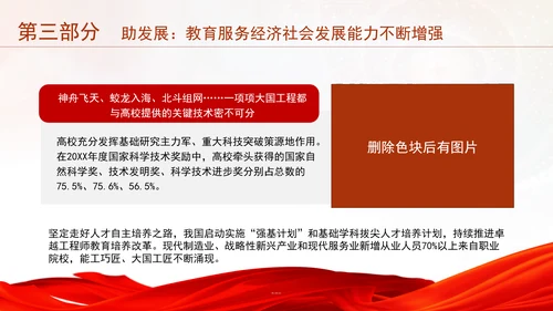 奋进在教育强国大路上新中国成立75周年教育事业发展成就综述专题党课PPT
