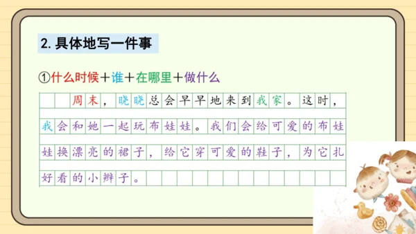 统编版语文二年级下册2024-2025学年度第二单元写话：我的好朋友（课件）