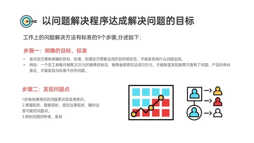 红蓝黄商务插画风标准化管理培训PPT模板