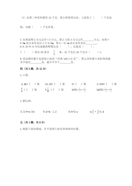 苏教版六年级数学小升初试卷及答案（易错题）.docx