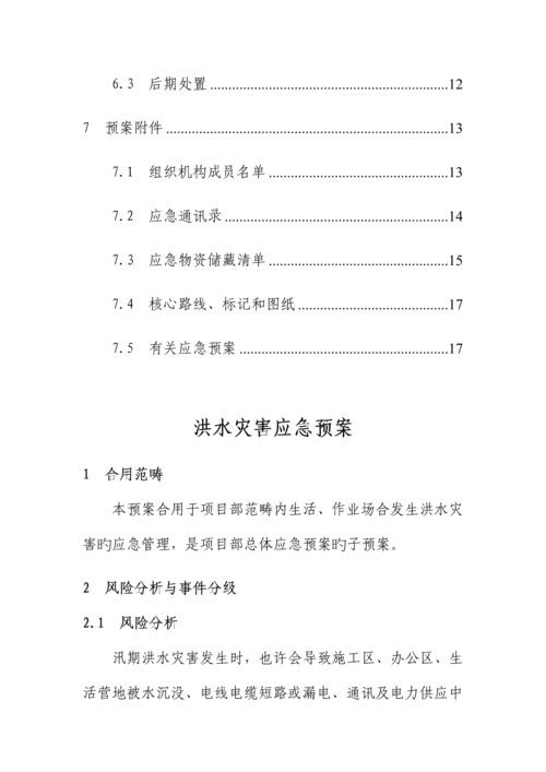 洪水灾害应急全新预案.docx