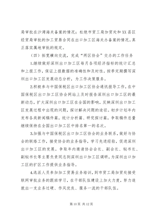 监管处年度工作总结和工作计划.docx