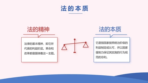 蓝色创意法律宣传知识动态PPT模板