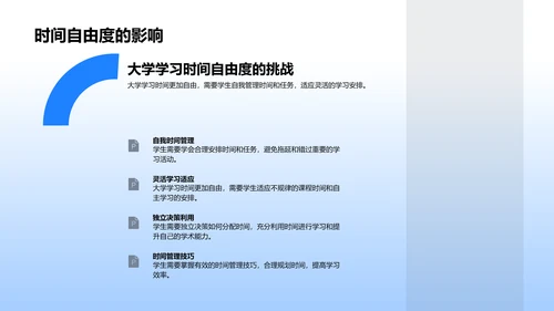 大学生学习管理PPT模板