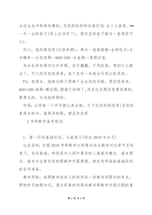 考研数学需要准备的资料.docx