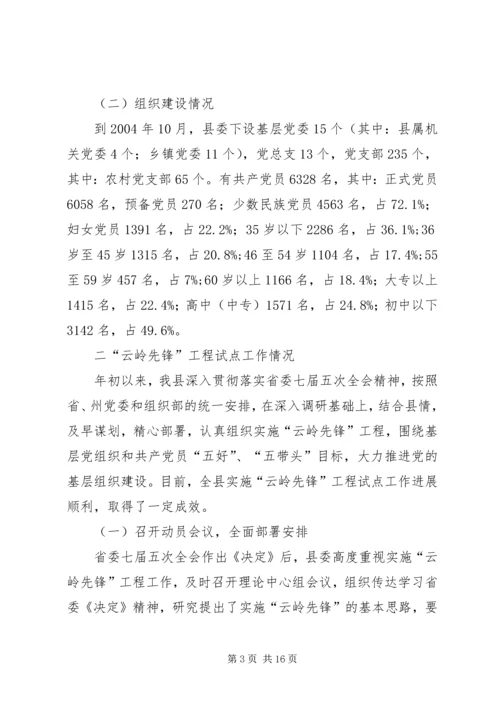 云岭先锋工程总结汇报.docx