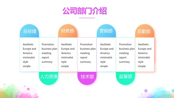 学生会竞选工作总结计划动态PPT模板