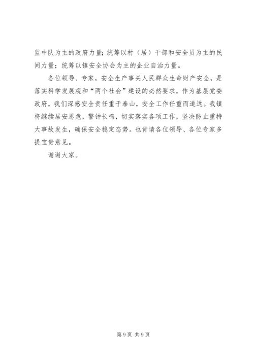 安全生产考核汇报材料.docx