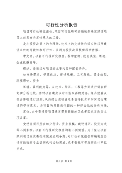 可行性分析报告 (9).docx