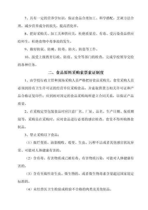 营盘中心小学食堂管理制度.docx