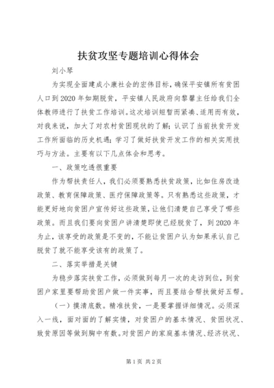 扶贫攻坚专题培训心得体会_3.docx