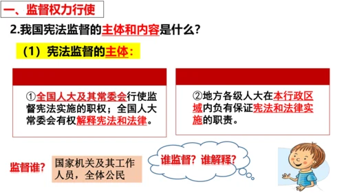 【新课标】2.2 加强宪法监督 课件【2024年春新教材】（31张ppt）