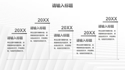 白色极简现代高级商业计划书PPT模板