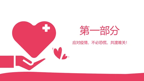 关爱武汉爱心捐赠医疗物资动态PPT
