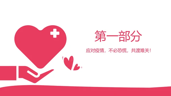 关爱武汉爱心捐赠医疗物资动态PPT