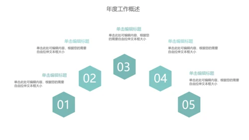 清新简约-年终总结ppt