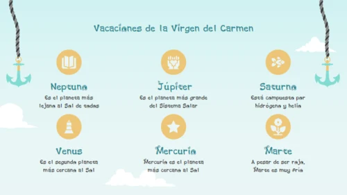 卡门圣母节介绍通用PPT模板