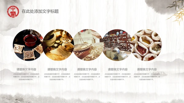 传统中医学中医院中医文化中草药PPT模板