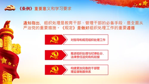 学习中国共产党组织处理规定解读党课PPT模板