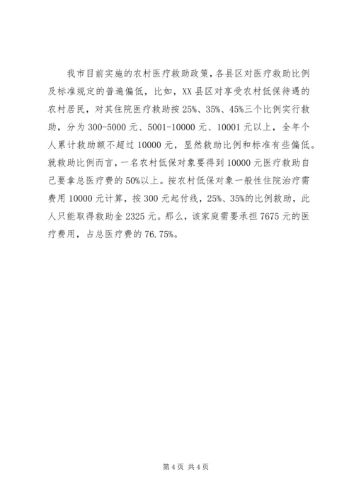 城乡困难居民医疗救助工作调研报告 (3).docx