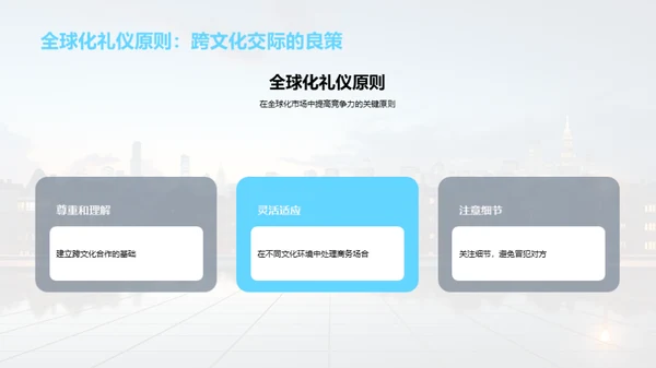 全球房产业交流礼仪