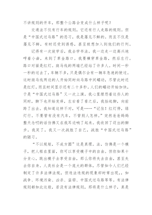 规则和法律之间的关系议论文.docx
