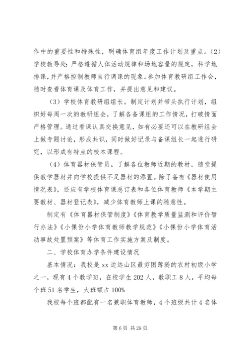 体质达标自查报告.docx