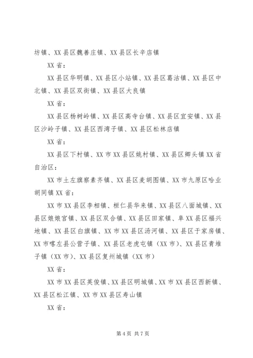 全国小城镇发展改革试点镇申报材料五篇 (3).docx