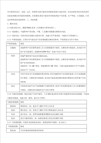 空调系统风险评估