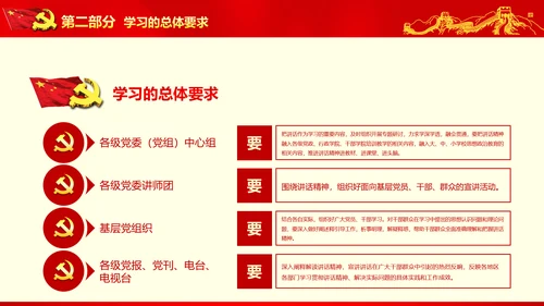 大气党政不忘初心继续前进七一讲话PPT