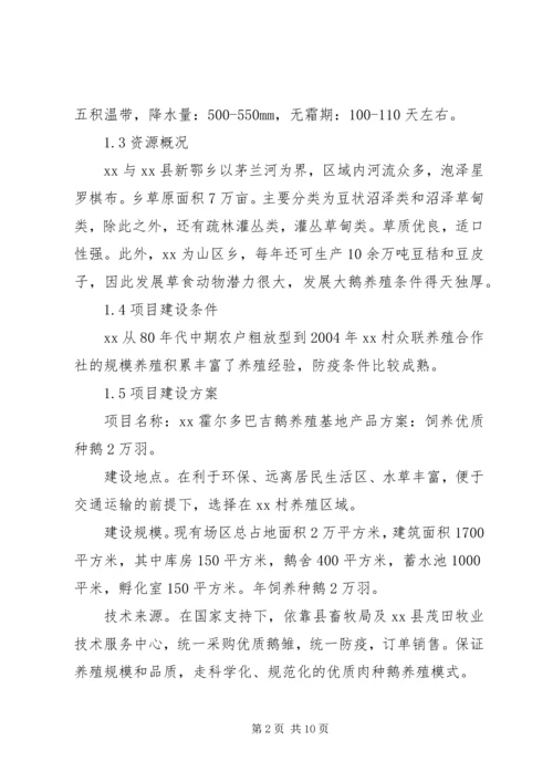 大鹅养殖可研报告.docx