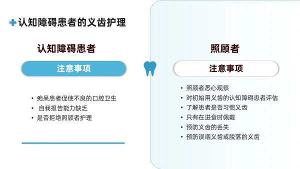 蓝色商务简约口腔护理培训PPT模板牙齿