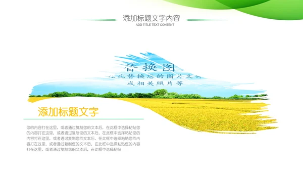 农业新农村种子春耕乡村振兴麦田发芽PPT