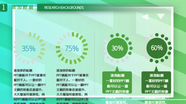 清新绿毕业论文答辩通用PPT模板