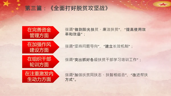 谈治国理政第五专题决胜决战脱贫攻坚PPT小康社会