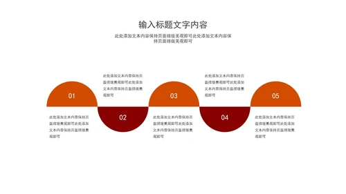 红色简约风年终述职报告PPT模板