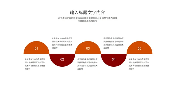 红色简约风年终述职报告PPT模板