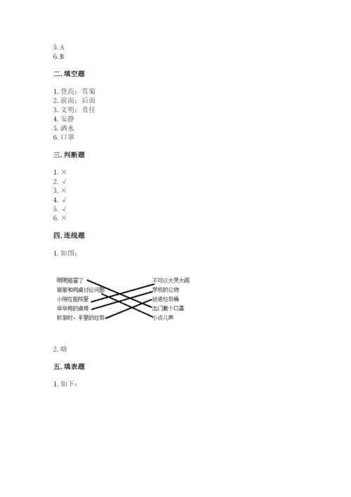 部编版二年级上册道德与法治 期末测试卷精品【各地真题】.docx