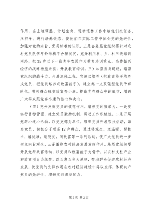 当前农村发展党员存在的问题与建议.docx