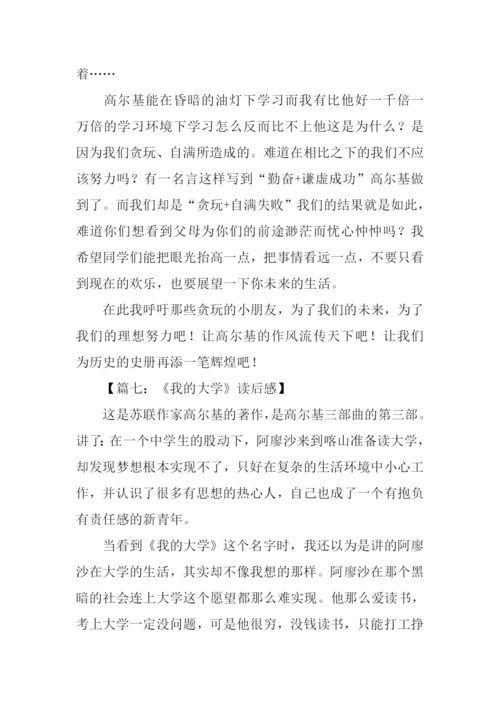 我的大学读后感300字.docx