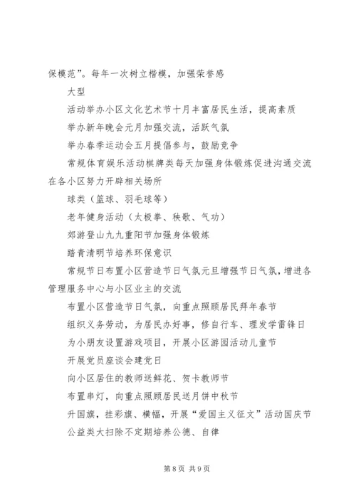 社区文化工作计划 (4).docx