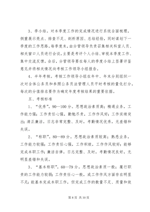 公务员平时考核方案.docx