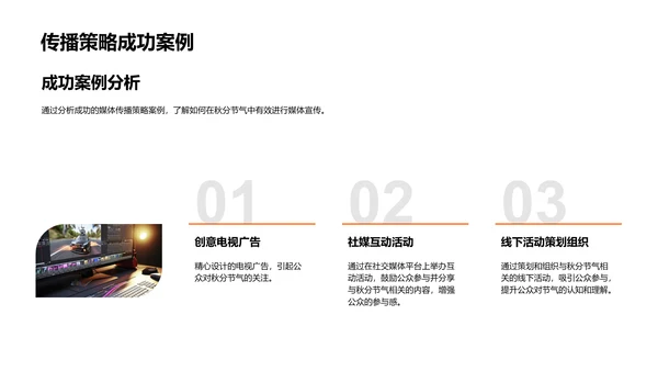 秋分媒体传播报告PPT模板