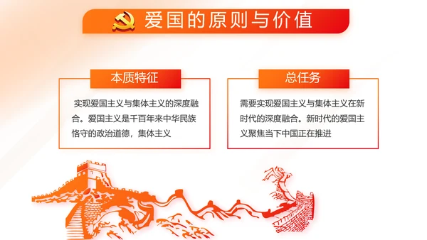 红色简约大气党建党政党课治国理政动态PPT